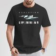 Swimming Evolution Swimmer Sportler Swimming T-Shirt Lustige Geschenke