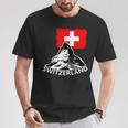 Switzerland Matterhorn Switzerland Alps T-Shirt Lustige Geschenke