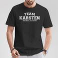 Team Karsten Proud Family Last Name T-Shirt Lustige Geschenke