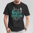 Women's So Sieht Die Beste Arzhelferin Der Welt Aus Mfa T-Shirt Lustige Geschenke