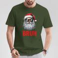 Bruh Santa Claus Groovy T-Shirt Funny Gifts