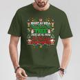 Christmas Might As Well Sleep Under Tree Christmas T-Shirt Unique Gifts