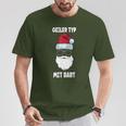 Geiler-Typmitbart Christmas Beard T-Shirt Lustige Geschenke