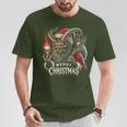Goth Santa Claus Gothic For Krampus Ugly Christmas T-Shirt Personalized Gifts