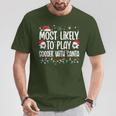 Most Likely To Play Soccer With Santa Christmas Boys T-Shirt Personalized Gifts