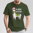 Llama Alpaca Christmas Fleece Navidad T-Shirt Lustige Geschenke