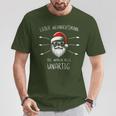 Lustiges Weihnachtsmann Waren Alle Unartig Christmas T-Shirt Lustige Geschenke