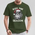 Rizz The Season Santa Claus Christmas Season Rizzler T-Shirt Funny Gifts