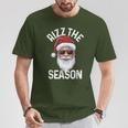 Rizz The Season Sigma Rizzler Santa Claus Rizzmas Joke T-Shirt Personalized Gifts