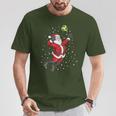 Volleyball Santa Claus Christmas T-Shirt Lustige Geschenke