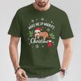 Weck Mich Auf Wenn Weihnachten Ist Christmas T-Shirt Lustige Geschenke