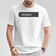 Der Mit Dem Hund Geht Saying Für Das Herrchen T-Shirt Lustige Geschenke