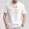 Distressed Teamanrij Proud Family Last Name T-Shirt Lustige Geschenke