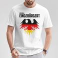 Einbürgert Team Deutschland Einbürgerung T-Shirt Lustige Geschenke