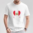 My Girlfriend Is Peruvian Girlfriend Peru Flag T-Shirt Lustige Geschenke