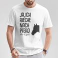 Ich Rauche Nach Pferd Egal Horse Ich Rche Nach Pferd Egal Horse S T-Shirt Lustige Geschenke