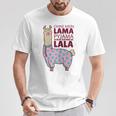 Lama Lama Pyjamas Alpaca Sleep T-Shirt Lustige Geschenke