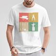 Retro Garden Tool Gardening For Gardeners T-Shirt Lustige Geschenke