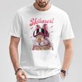 Skihaserl Apres Ski Haserl Skier Winter Women's Pink T-Shirt Lustige Geschenke