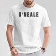 Team O'neale Surname Familia Proud Family T-Shirt Lustige Geschenke