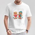 Twinning With My Bestie Christmas Gingerbread Best Friend T-Shirt Funny Gifts