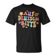 Auf Deutsch Bitte Lustige Deutsche Lehrerin German T-Shirt