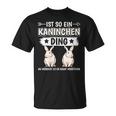 Damen Ist So Ein Kaninchen Ding Kaninchen Mit-Ausschnitt T-Shirt