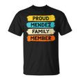 Damen Mendez Retro Mendez Nachname Mendez Mit-Ausschnitt T-Shirt