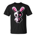 Goth Bunny Gothic Outfit Cute E-Girl Kawaii Rabbit Grunge T-Shirt
