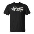 Hamburg City Graffiti Straßenkunst Handstyle Deutschland Hip Hop T-Shirt