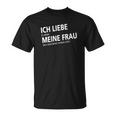 Ich Liebe Meine Frau Motorrad Fahren T-Shirt