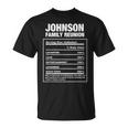 Johnson Familientreffen Nachname Afrikanischer Amerikanischer Nachname T-Shirt