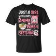 Just A Girl Who Loves Anime Ramen And Sketching Japan Anime T-Shirt