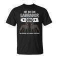 Labbi Sachen Ist So Ein Labrador Ding Schwarzer Labrador T-Shirt