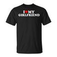 I Love My Hot Girlfriend I Heart My Hot Girlfriend T-Shirt