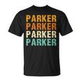 Parker Nachname Familientreffen Nachname Personalisiert T-Shirt