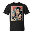Ramen Japanese Kawaii Monkey Graphic Anime T-Shirt