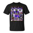 Retro Lamar Jackson Vintage Lover Graphic 90S T-Shirt