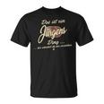 With Text 'Das Ist Ein Jürgens Ding' T-Shirt