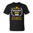 Willii Das Ist So Ein Willi Ding Name First Name Fun S T-Shirt