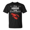 Women's Ist So Ein Hummer Ding Slogan Lobster With-Neck T-Shirt