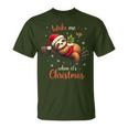 Cute Christmas Fautier Wake Me Up When Christmas T-Shirt