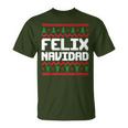 Felix Navidad Felix Name Day Xmas T-Shirt