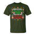 Christmas Might As Well Sleep Under Tree Christmas T-Shirt