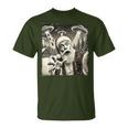 Santa Claus Ufo Abduction Christmas Sleigh Reindeer T-Shirt