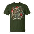 Goth Santa Claus Gothic For Krampus Ugly Christmas T-Shirt