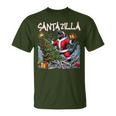 Santazilla Japanese Santa Christmas Monster Kaiju T-Shirt