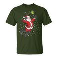 Volleyball Santa Claus Christmas T-Shirt