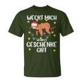 Wecke Mich Wenn Es Geschenke Gibt Christmas T-Shirt