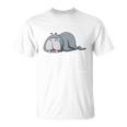 Das Dickerchen Macht Ein Naperchen Walrus Pyjamas Sleep T-Shirt